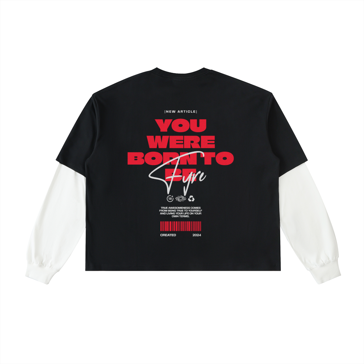 Fyre Layered Sleeve T-Shirt