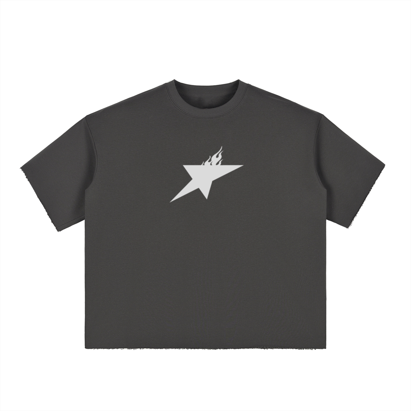 Raw-Edge "FYRE" T-Shirt