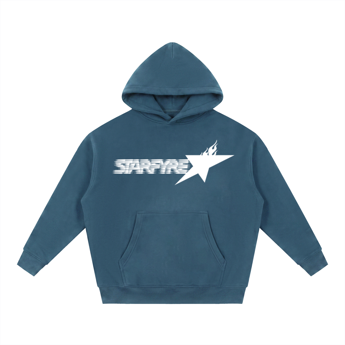 Essential Oversized Boxy Fit Fleece Hoodie