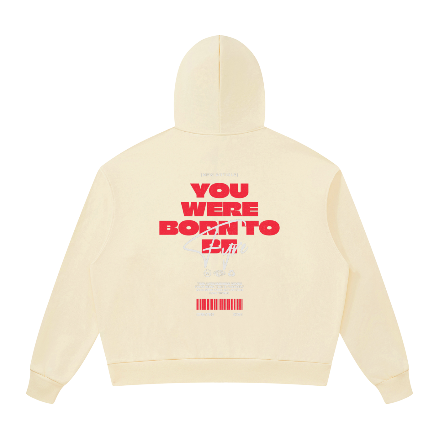Unisex Drop Shoulder Full Zip Hoodie