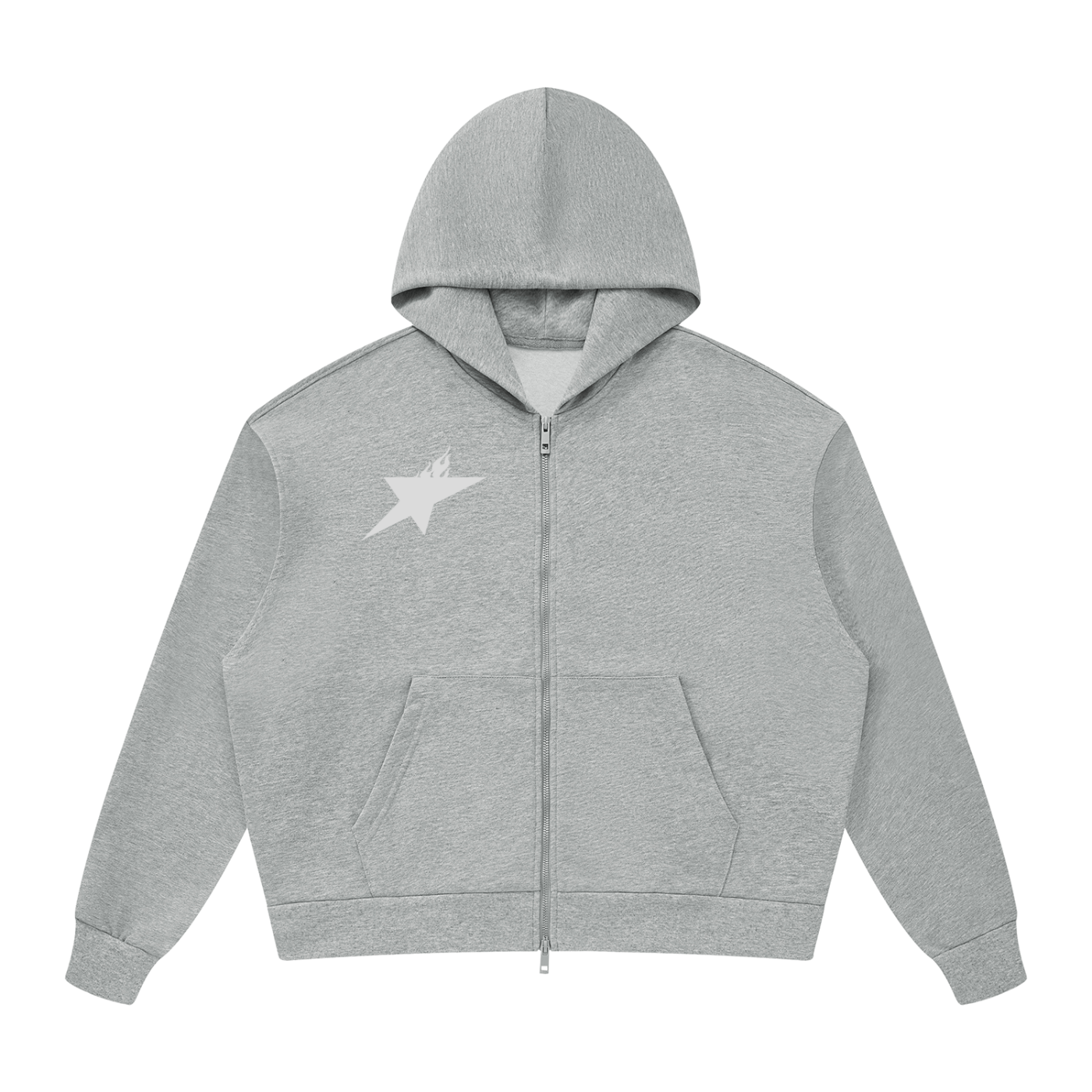 Unisex Drop Shoulder Full Zip Hoodie