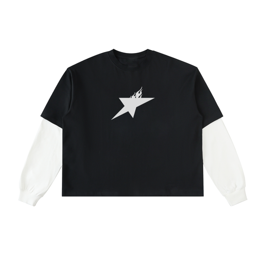 Fyre Layered Sleeve T-Shirt