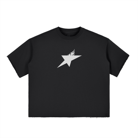 Raw-Edge "FYRE" T-Shirt